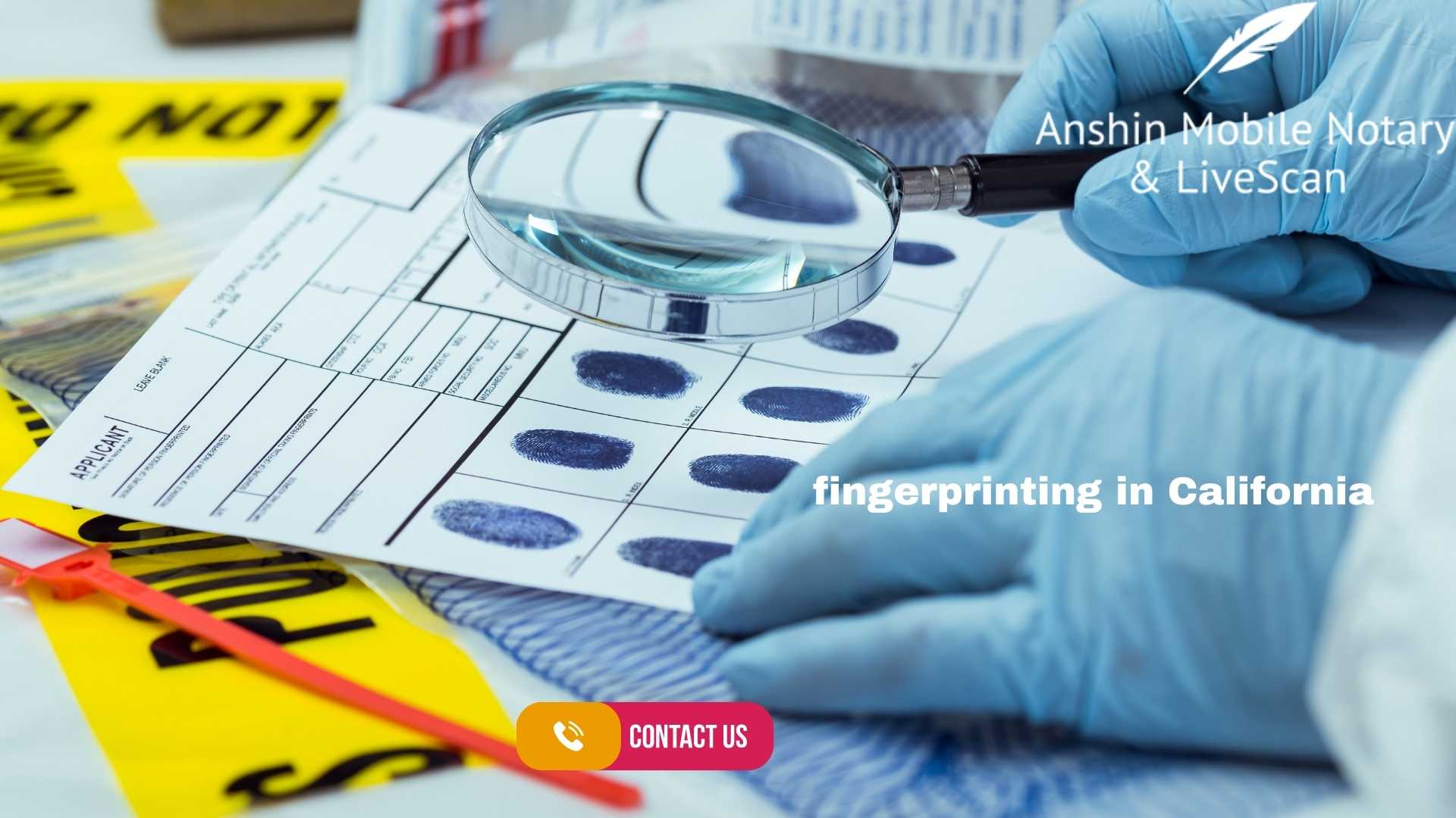 What Is The Procedure Of Fbi Fingerprinting Check Anshin Mobile Notary And Livescan 6053