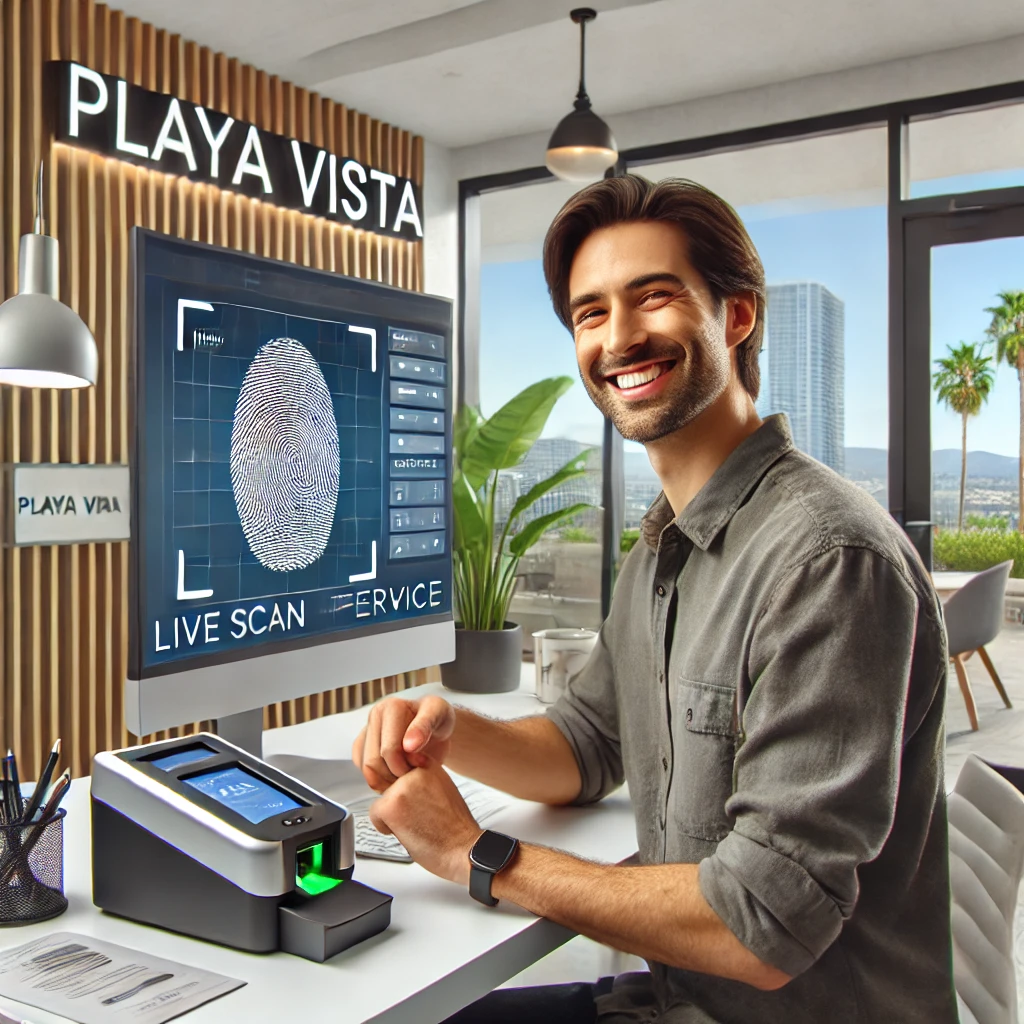 live scan playa vista