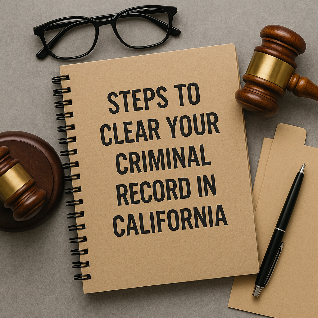 Steps to Clear Your Criminal Record in California