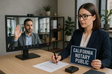 California Notary Public Remote Oath Zoom Deposition