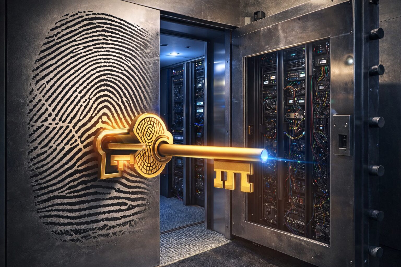 Are fingerprints on file – fingerprint used as a key unlocking a secure database during Live Scan or FBI background check