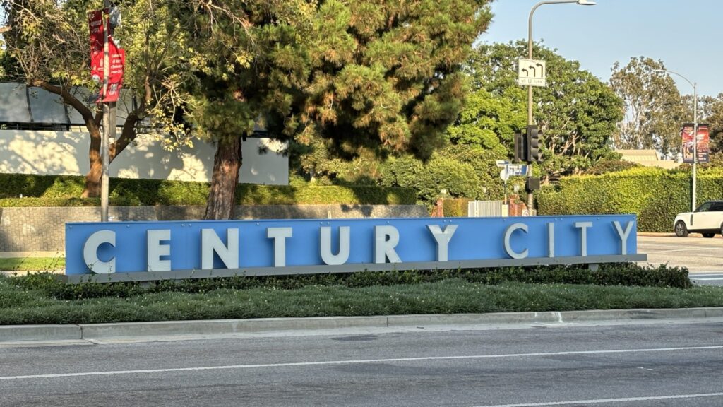 Century City office towers in Los Angeles for mobile Live Scan fingerprinting service