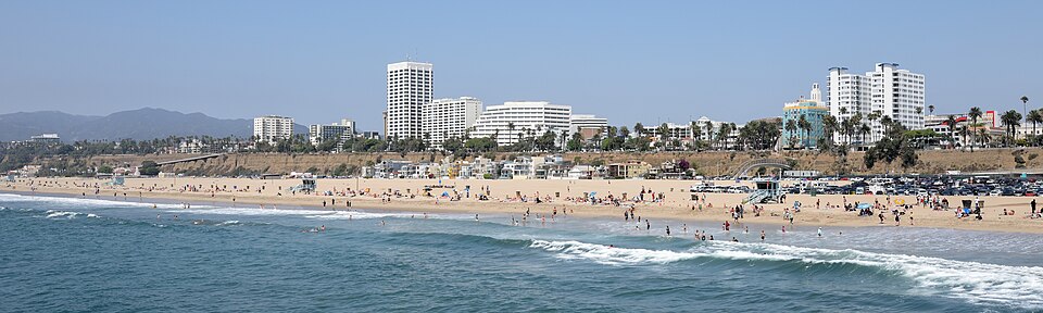 Santa Monica beach north of the pier near mobile notary services in Santa Monica