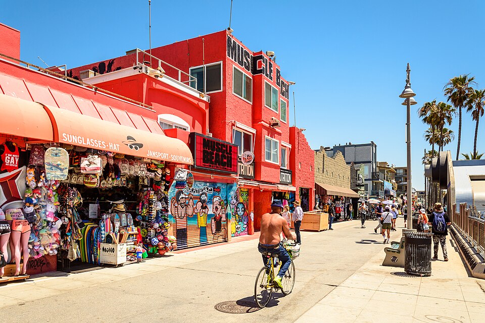 Venice Beach Boardwalk near mobile notary services in Venice Los Angeles