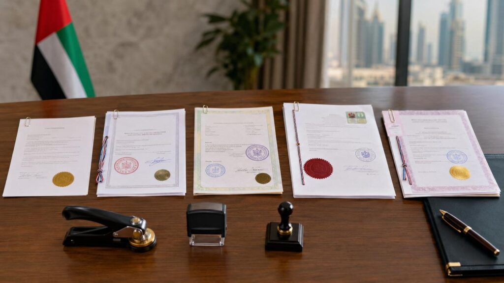 authentication for United Arab Emirates (UAE)